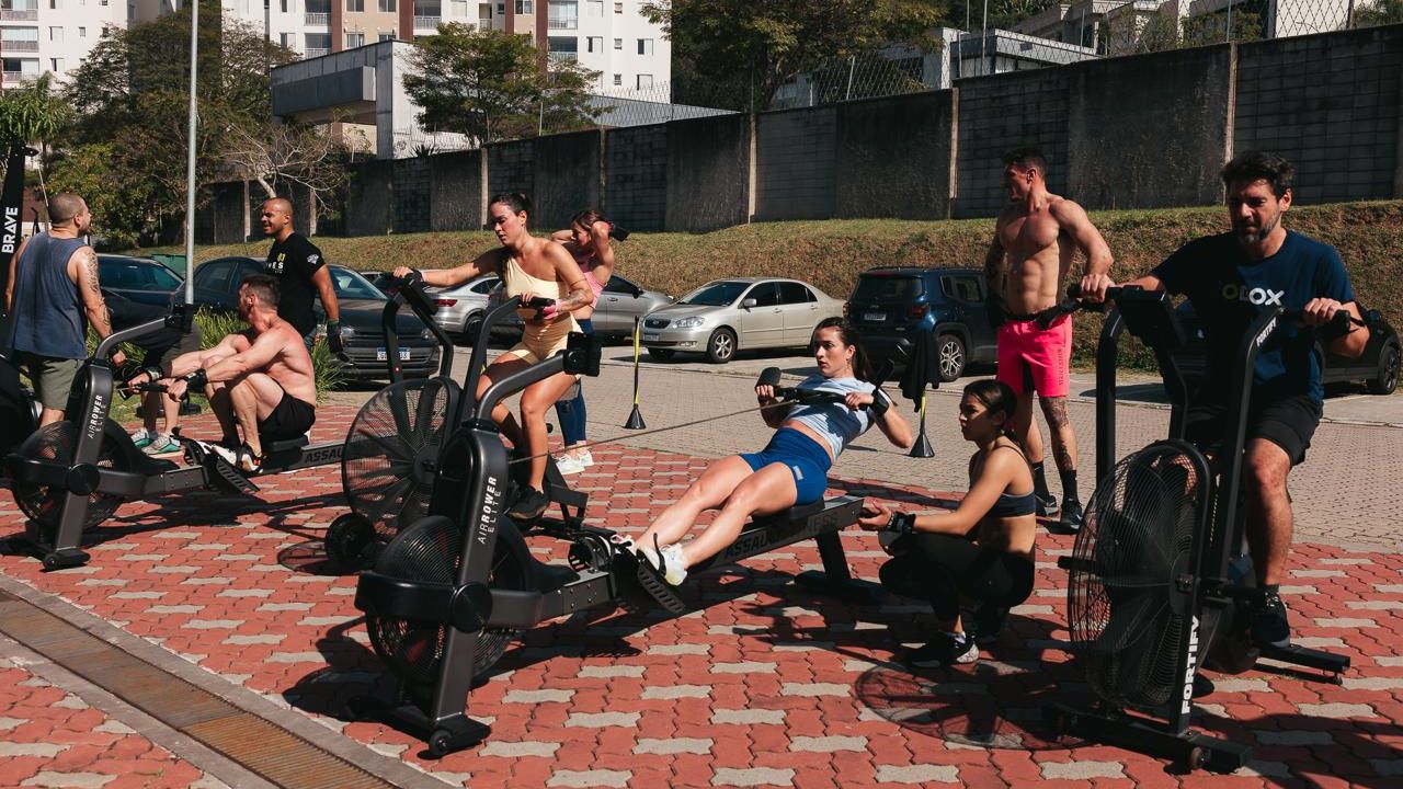 Imagem da estrutura da academia