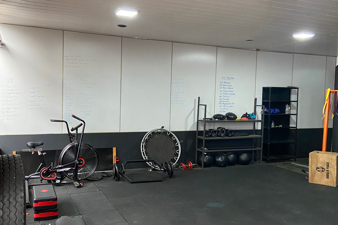 Imagem da estrutura da academia