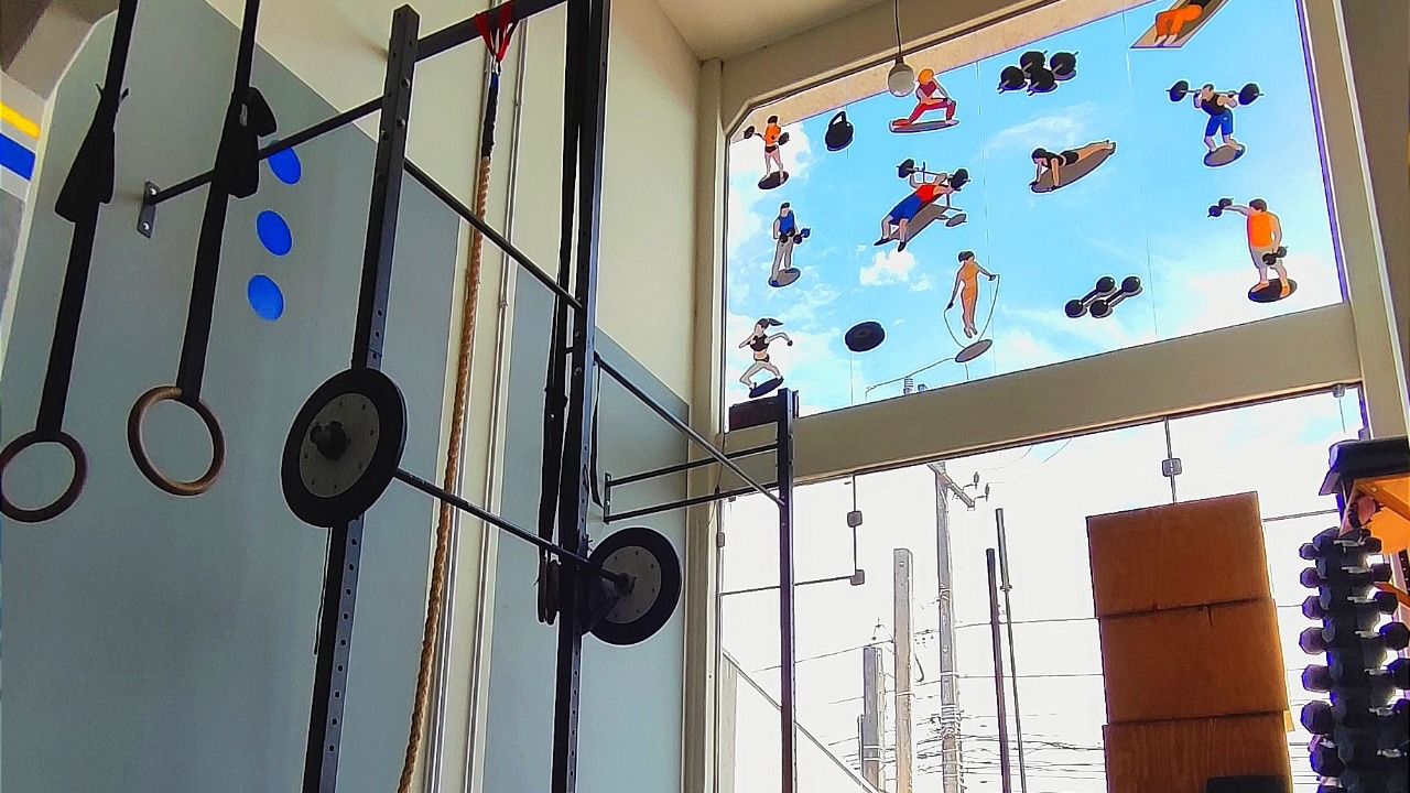 Imagem da estrutura da academia