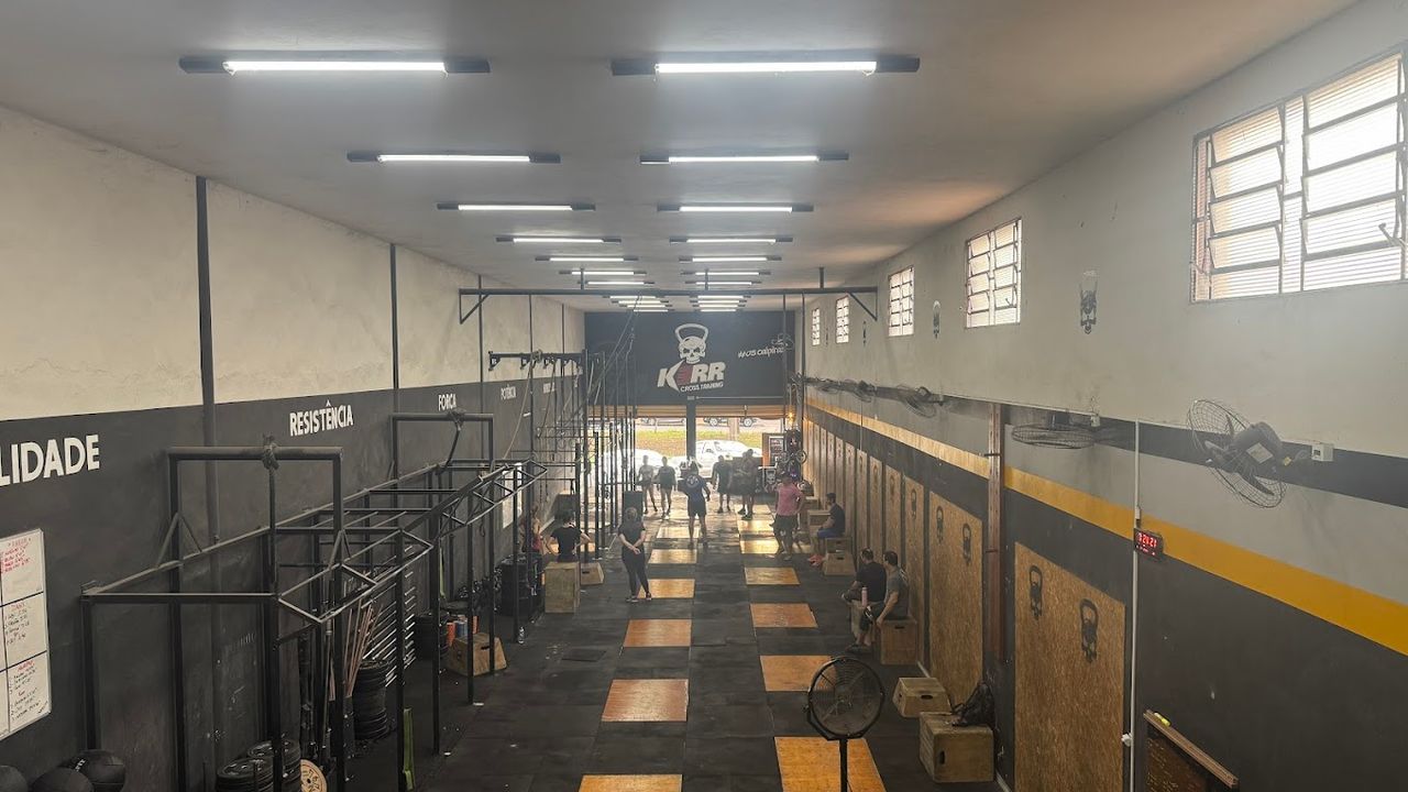 Imagem da estrutura da academia