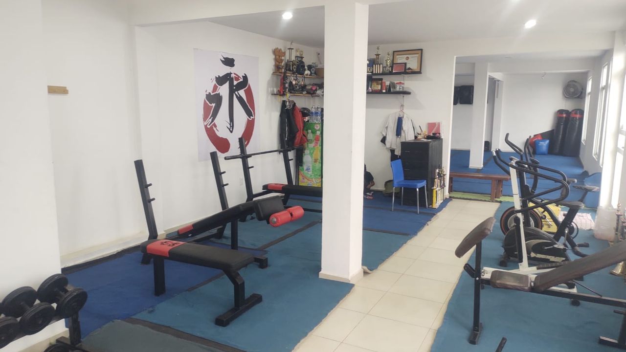 Imagem da estrutura da academia