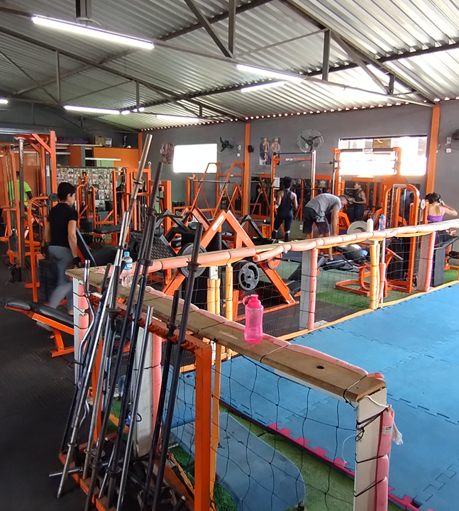 Imagem da estrutura da academia