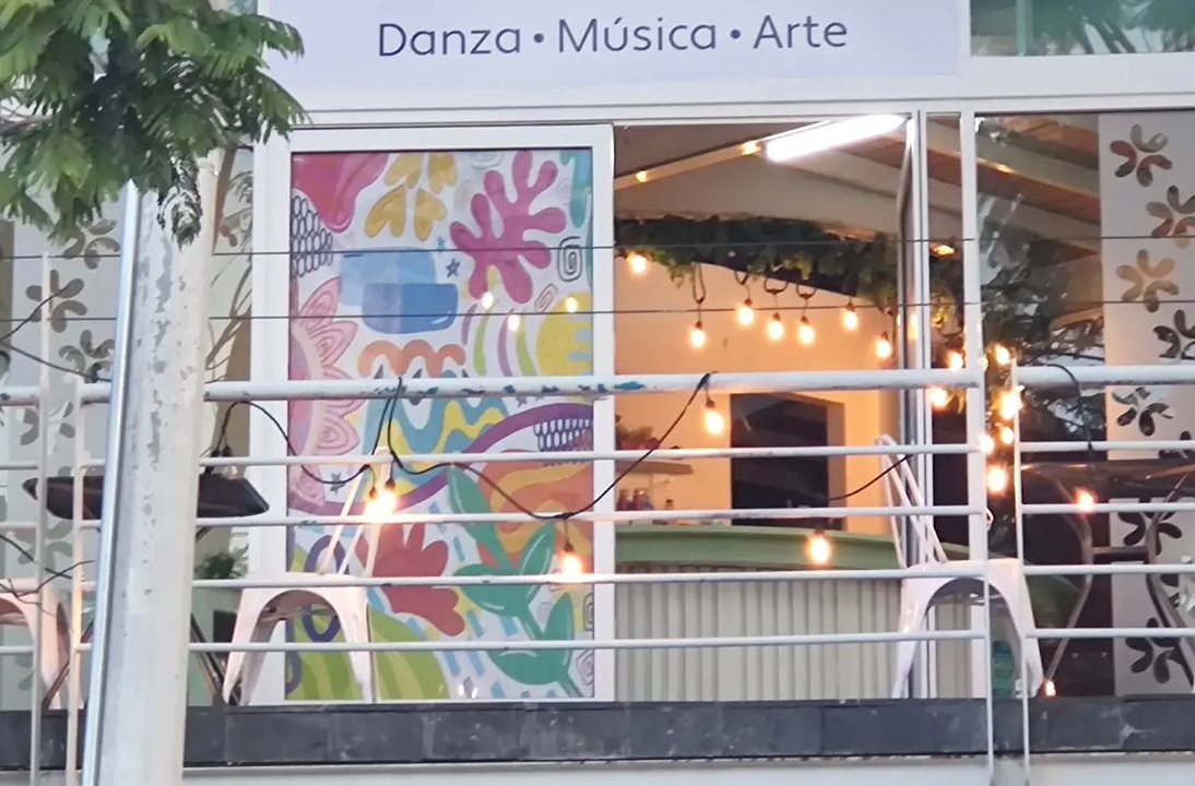 Imagem da estrutura da academia