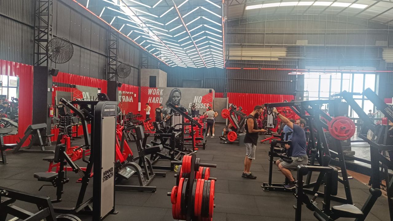 Imagem da estrutura da academia