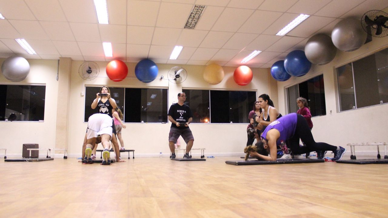 Imagem da estrutura da academia