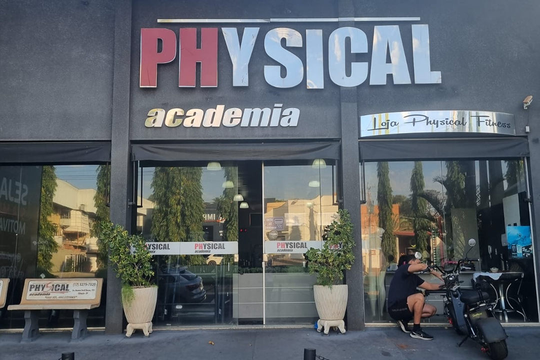 Imagem da estrutura da academia