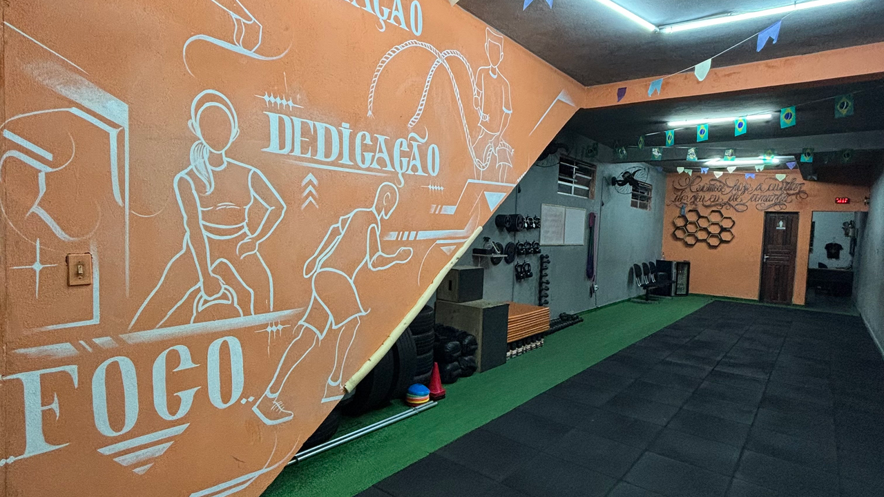 Imagem da estrutura da academia