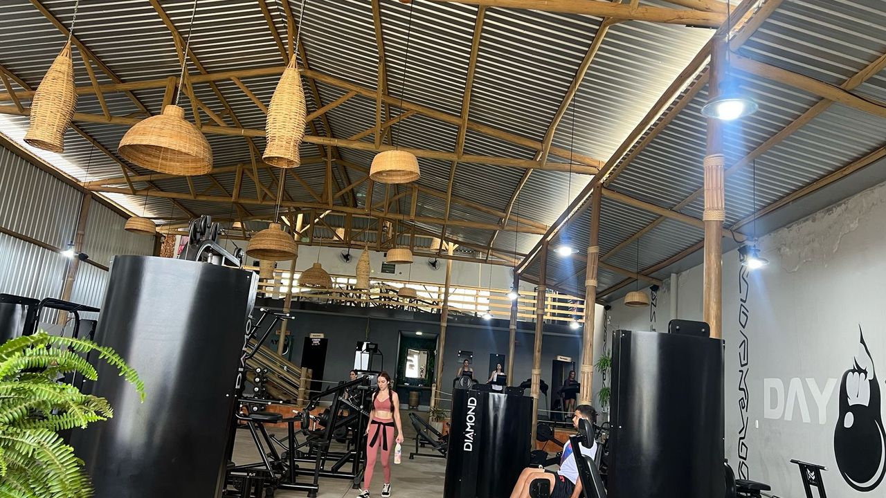 Imagem da estrutura da academia