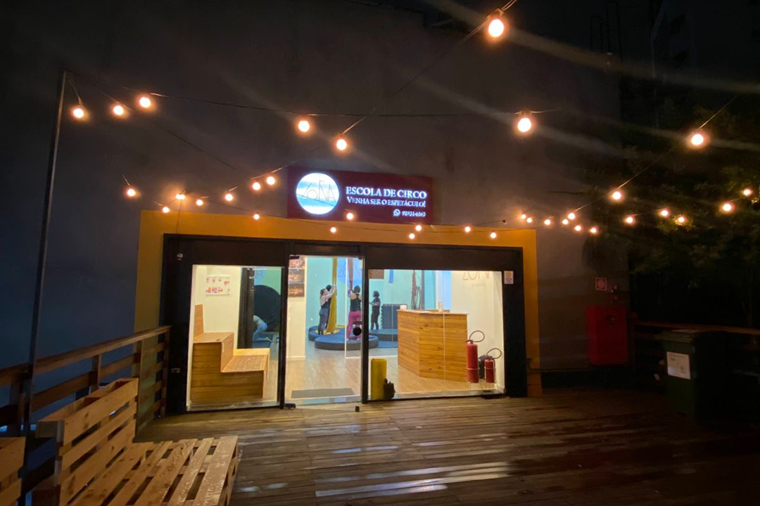 Imagem da estrutura da academia