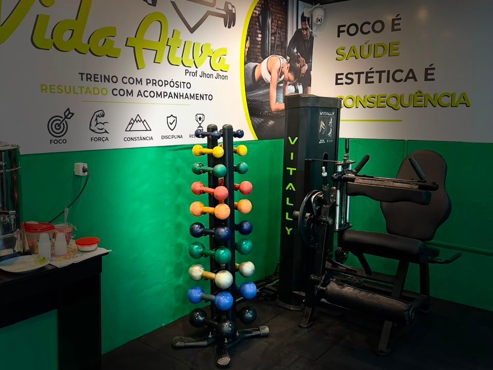 Imagem da estrutura da academia