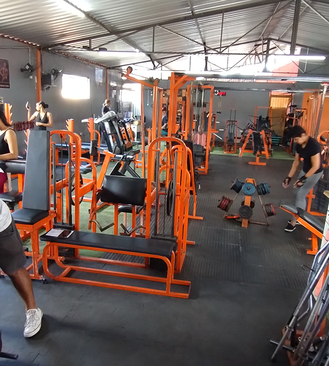 Imagem da estrutura da academia