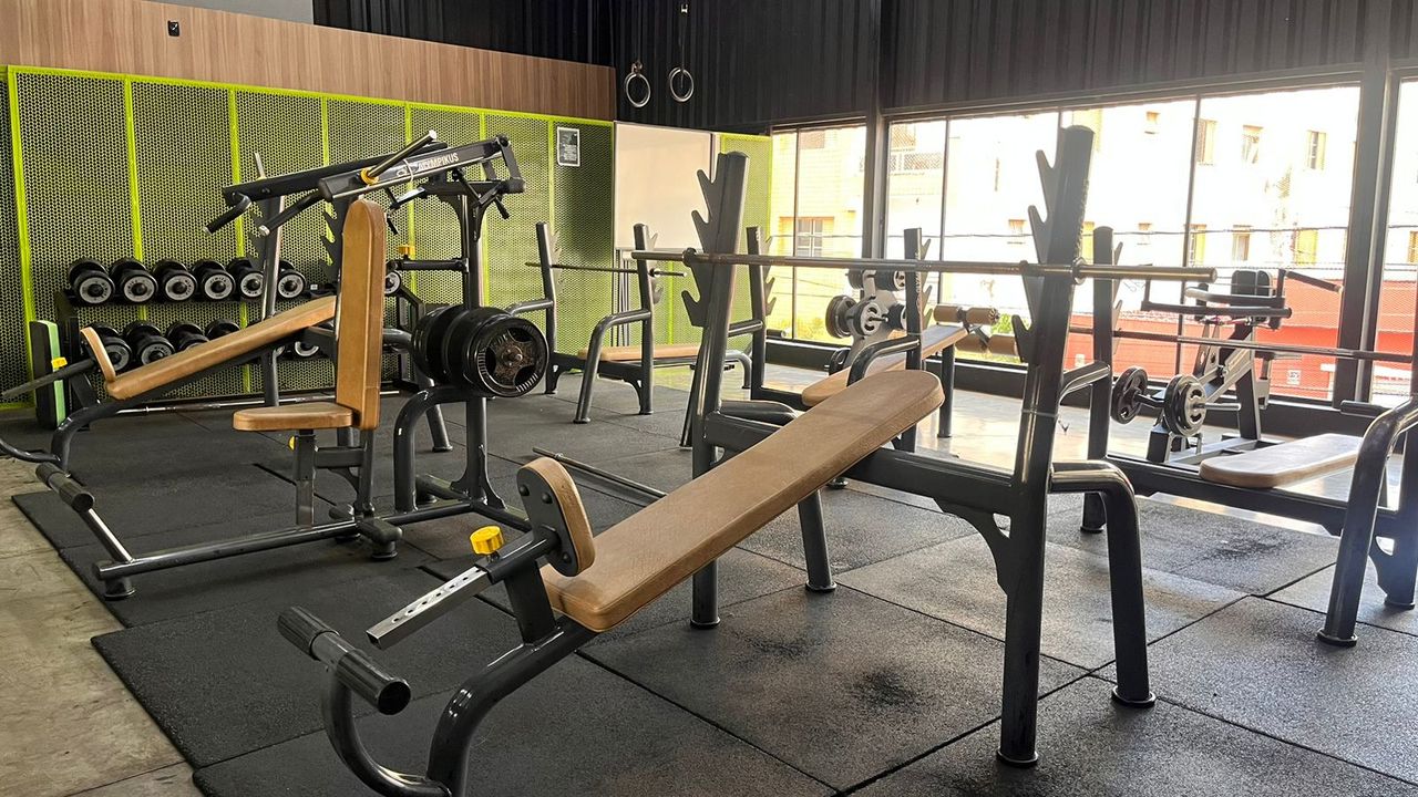 Imagem da estrutura da academia