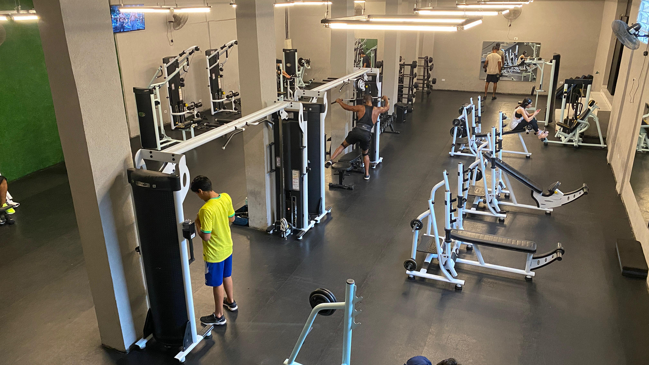 Imagem da estrutura da academia