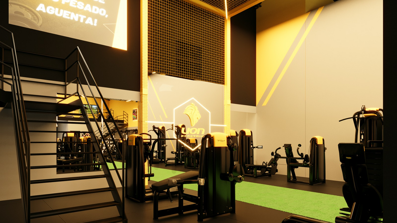 Imagem da estrutura da academia