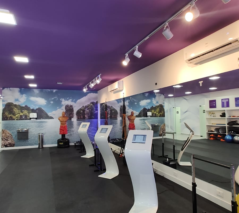 Imagem da estrutura da academia