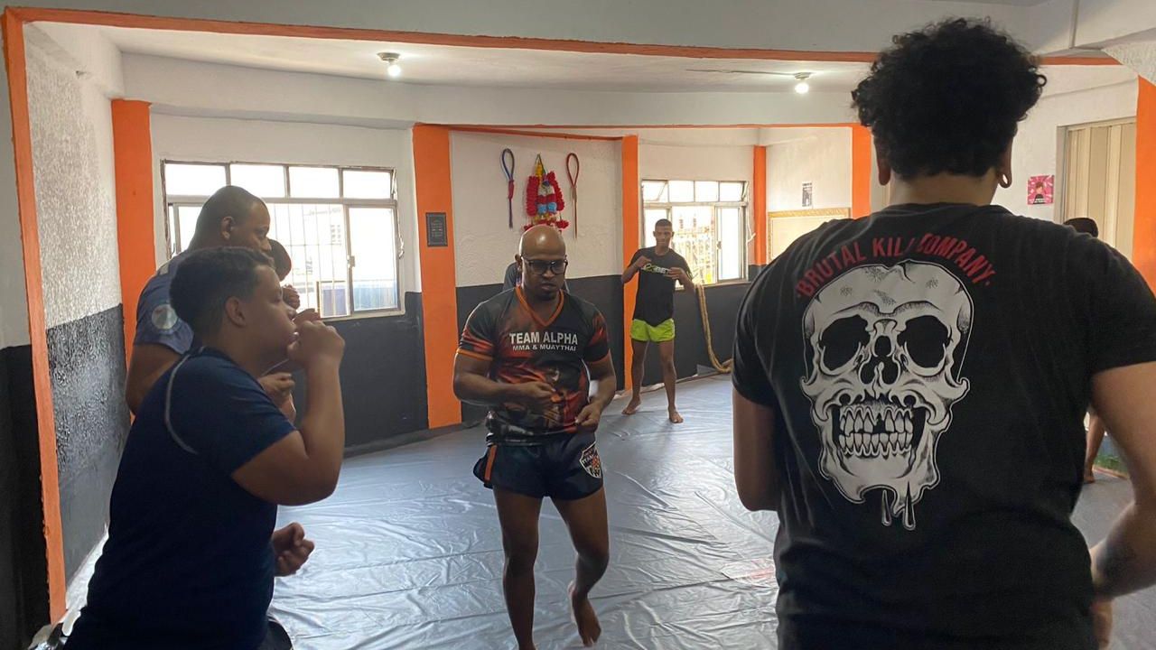 Imagem da estrutura da academia