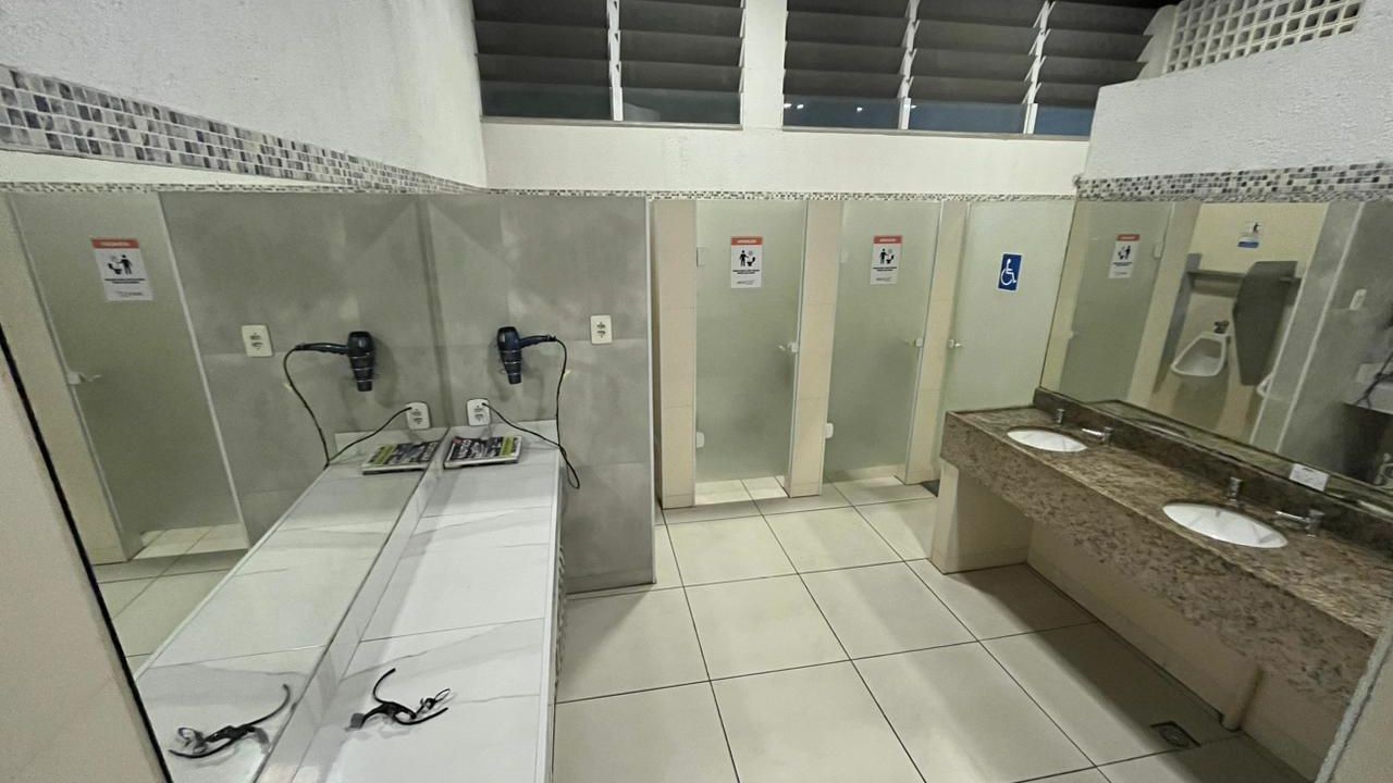 Imagem da estrutura da academia