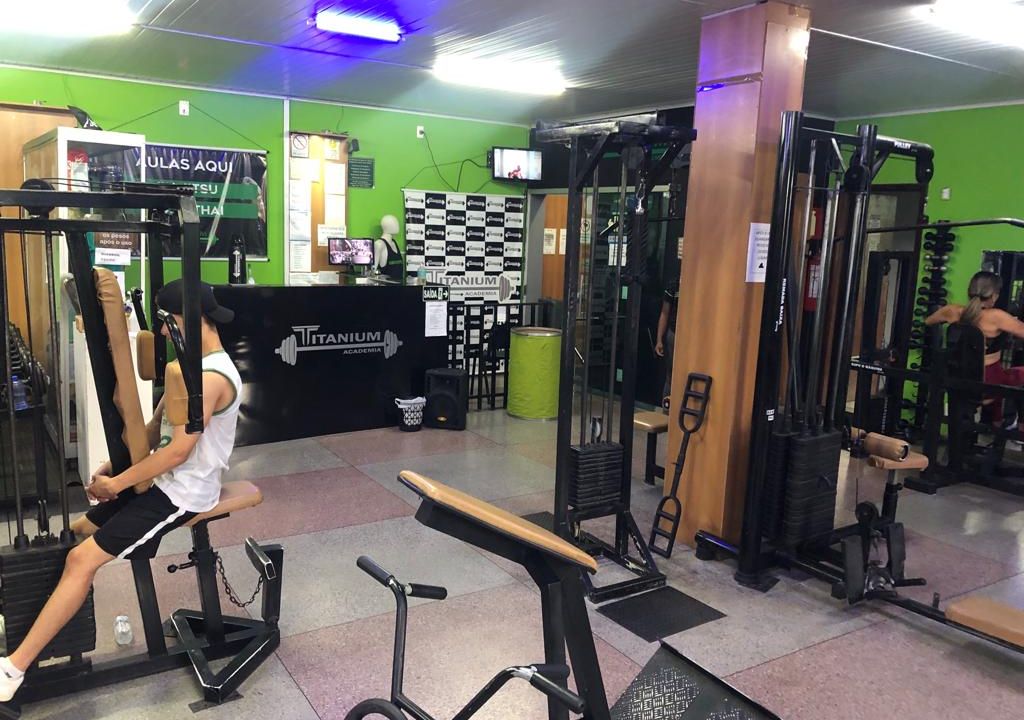 Imagem da estrutura da academia
