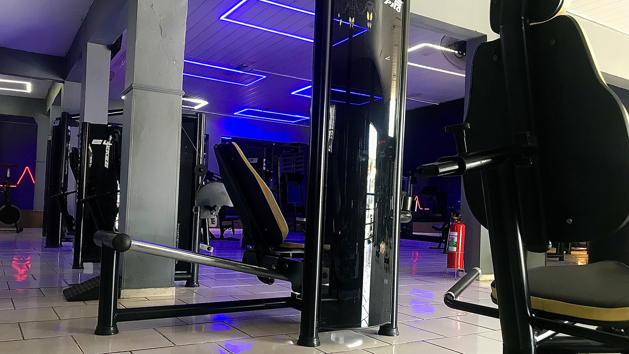 Imagem da estrutura da academia