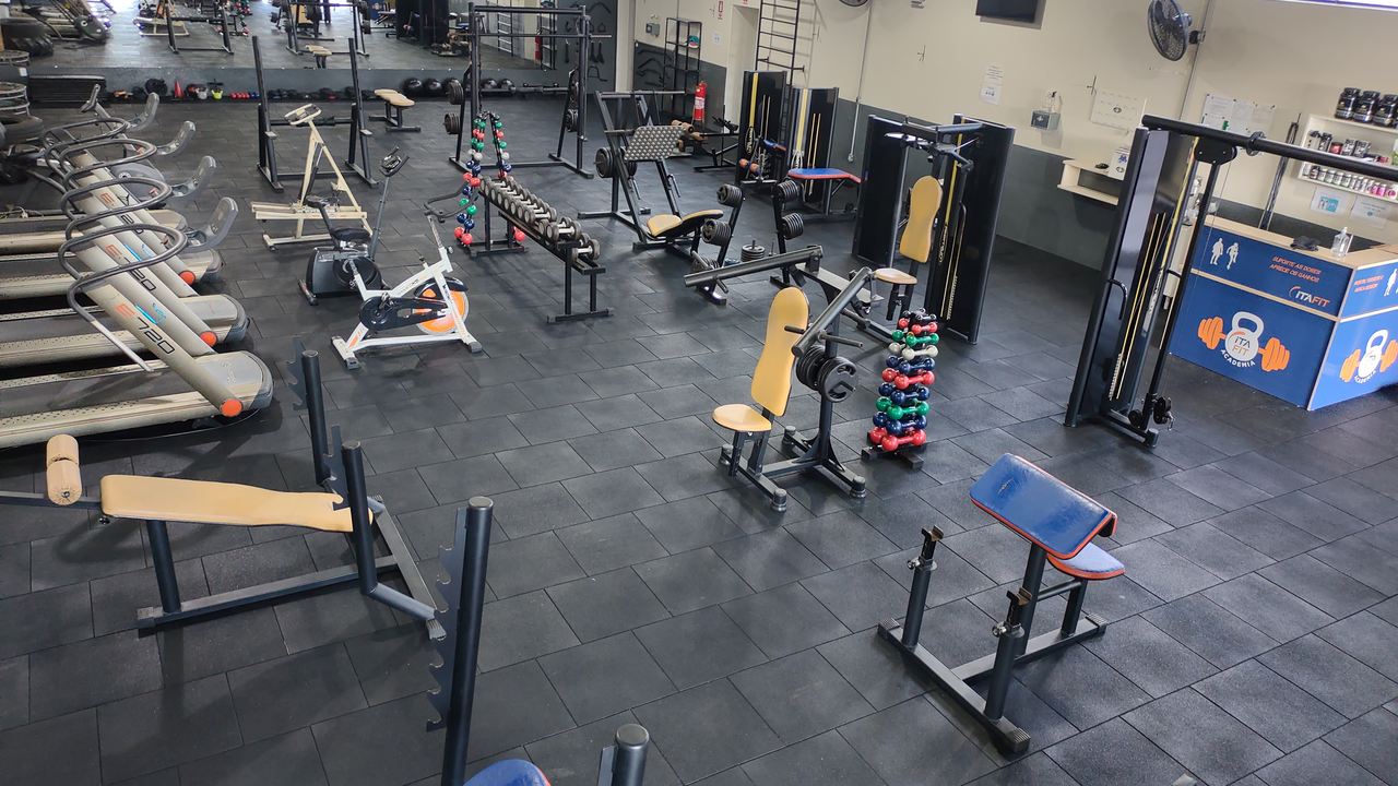 Imagem da estrutura da academia