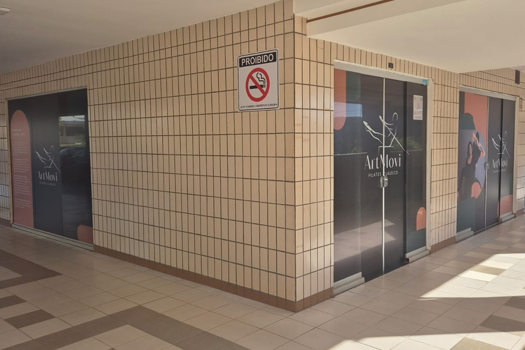 Imagem da estrutura da academia