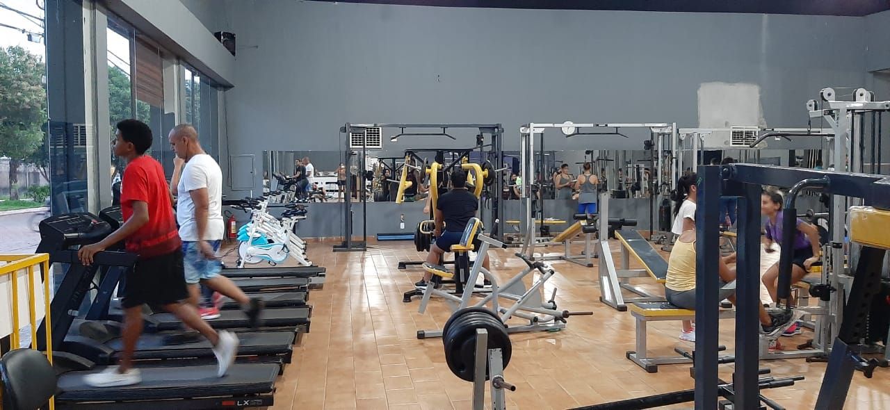 Imagem da estrutura da academia