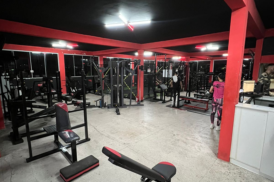 Imagem da estrutura da academia