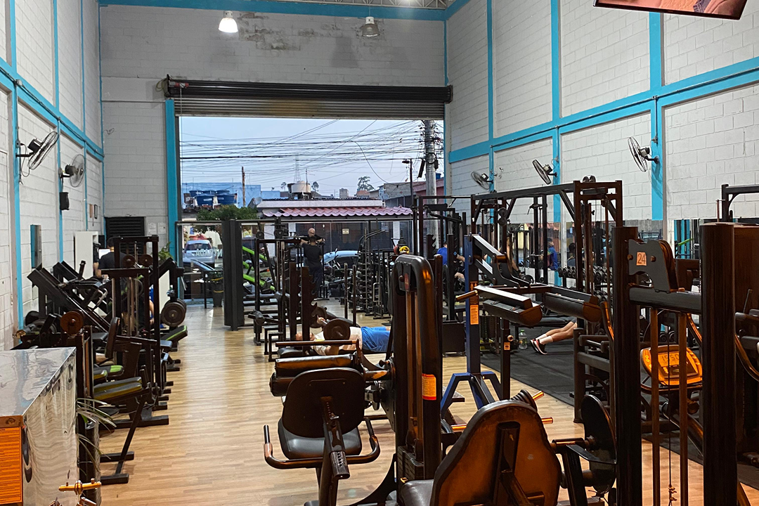 Imagem da estrutura da academia