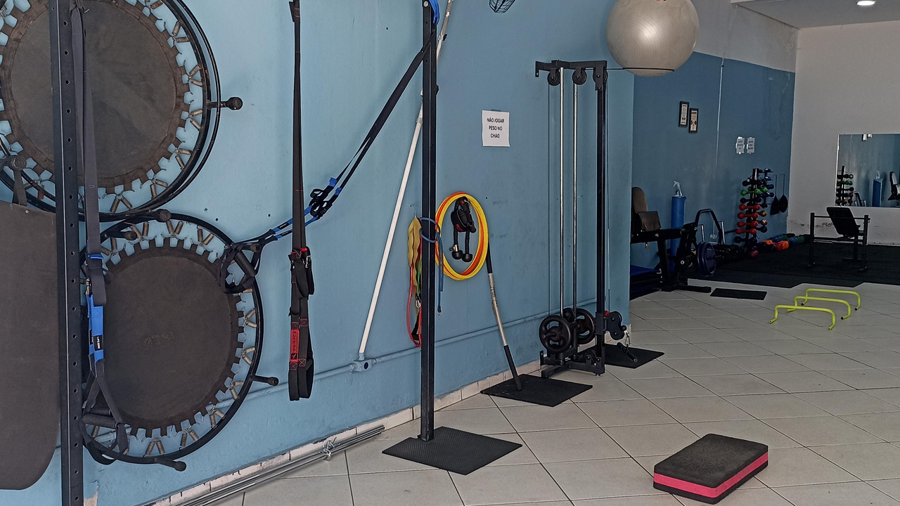 Imagem da estrutura da academia