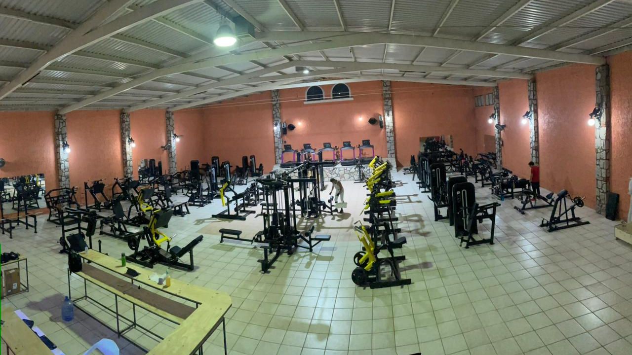 Imagem da estrutura da academia