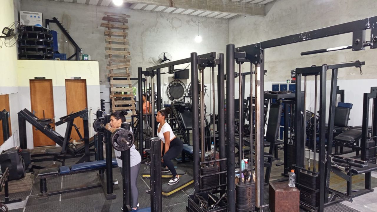 Imagem da estrutura da academia