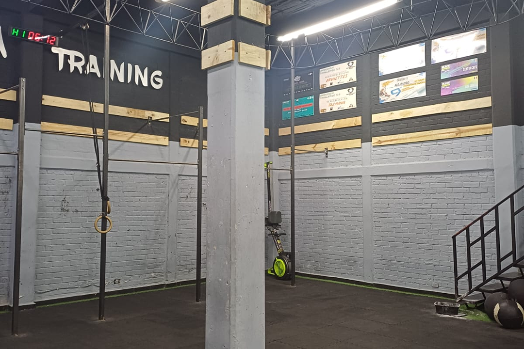 Imagem da estrutura da academia