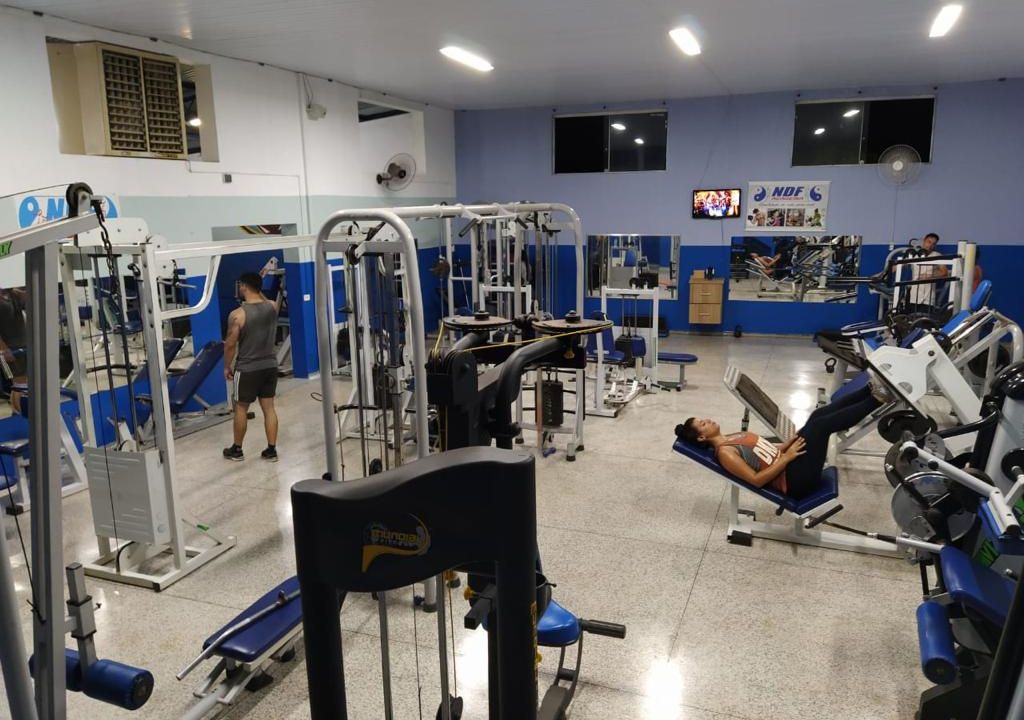 Imagem da estrutura da academia