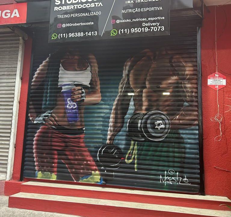 Imagem da estrutura da academia