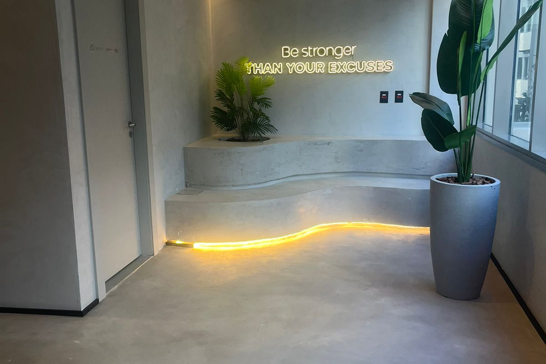 Imagem da estrutura da academia