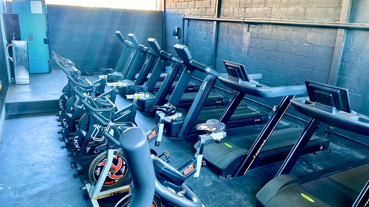 Imagem da estrutura da academia