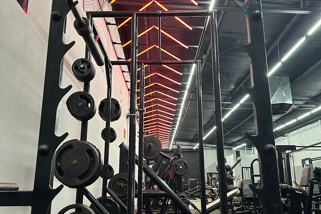 Imagem da estrutura da academia