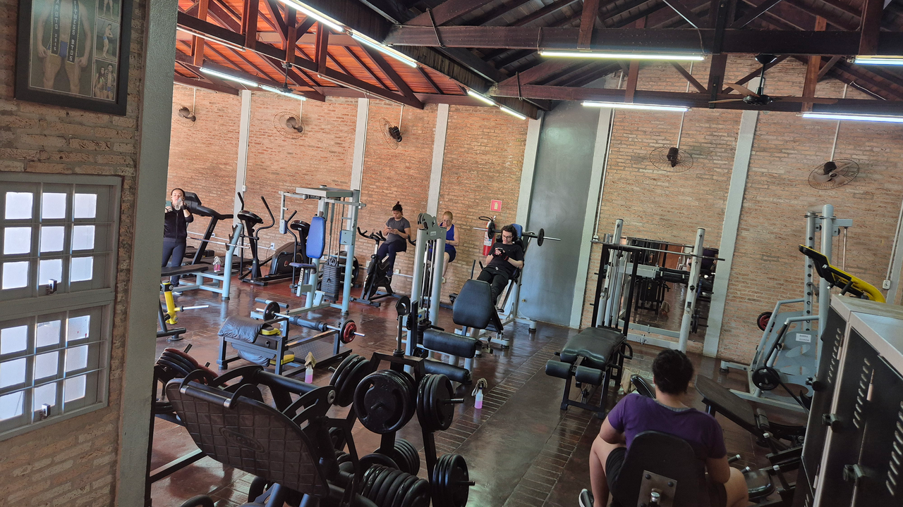 Imagem da estrutura da academia