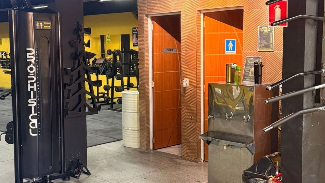 Imagem da estrutura da academia