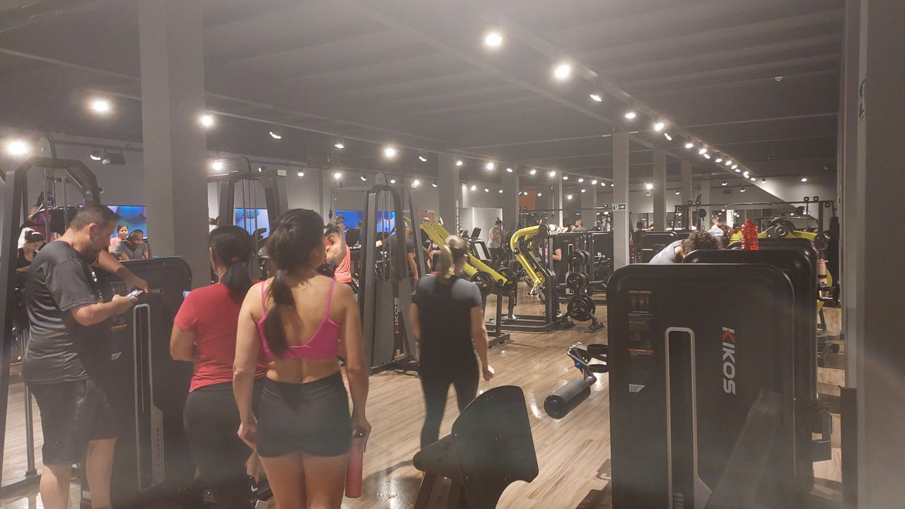 Imagem da estrutura da academia