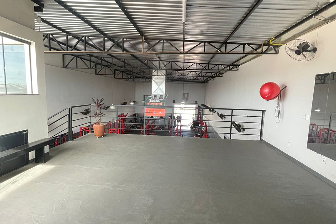 Imagem da estrutura da academia