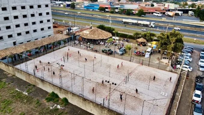 Imagem da estrutura da academia
