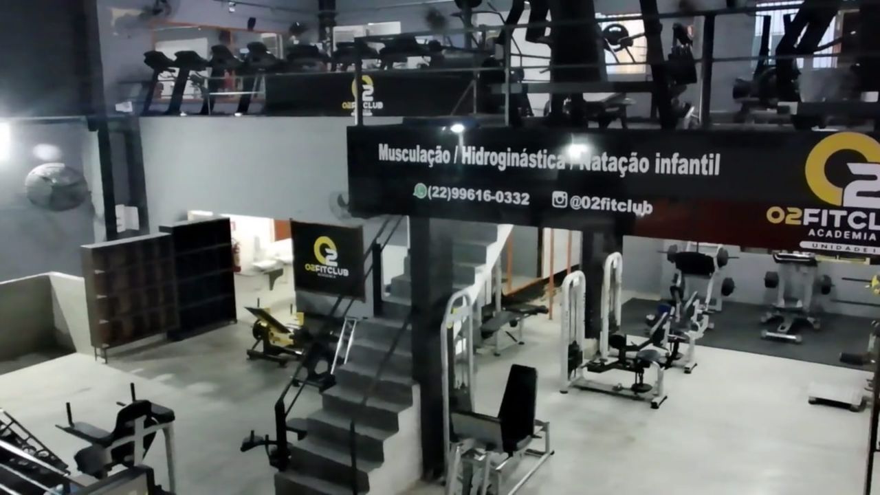 Imagem da estrutura da academia