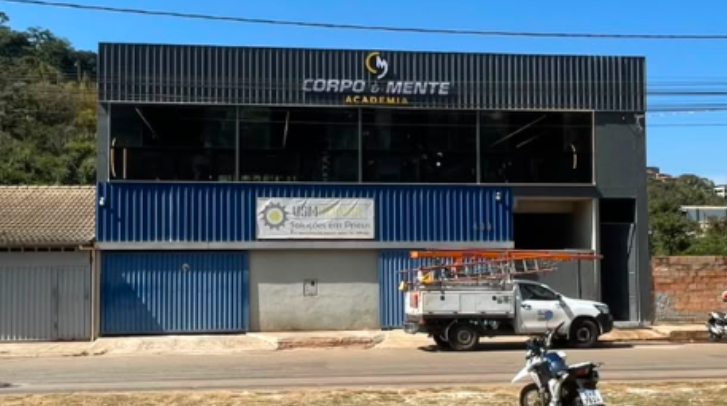 Imagem da estrutura da academia