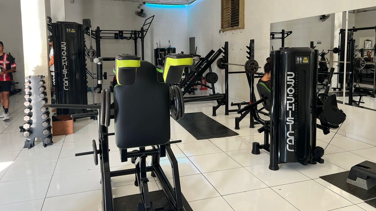 Imagem da estrutura da academia