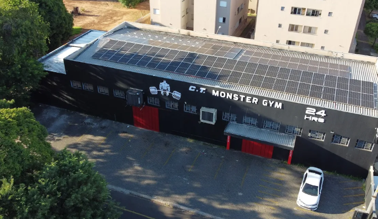 Imagem da estrutura da academia