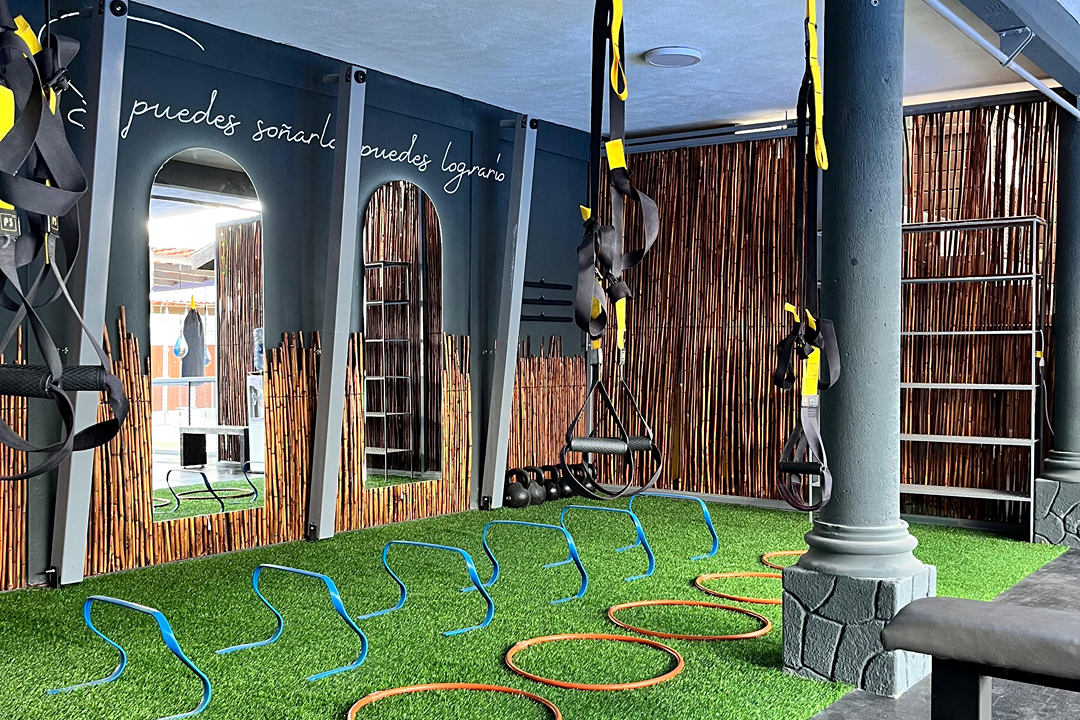 Imagem da estrutura da academia