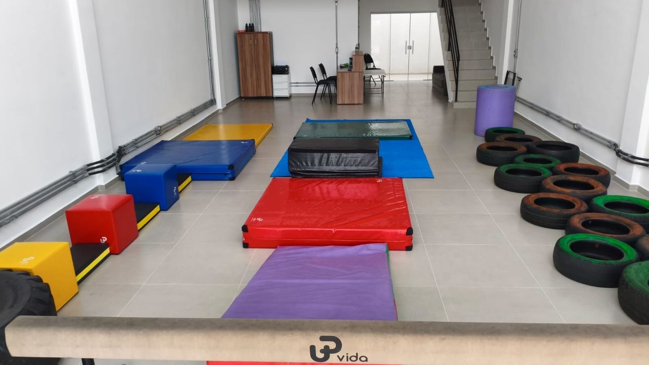 Imagem da estrutura da academia