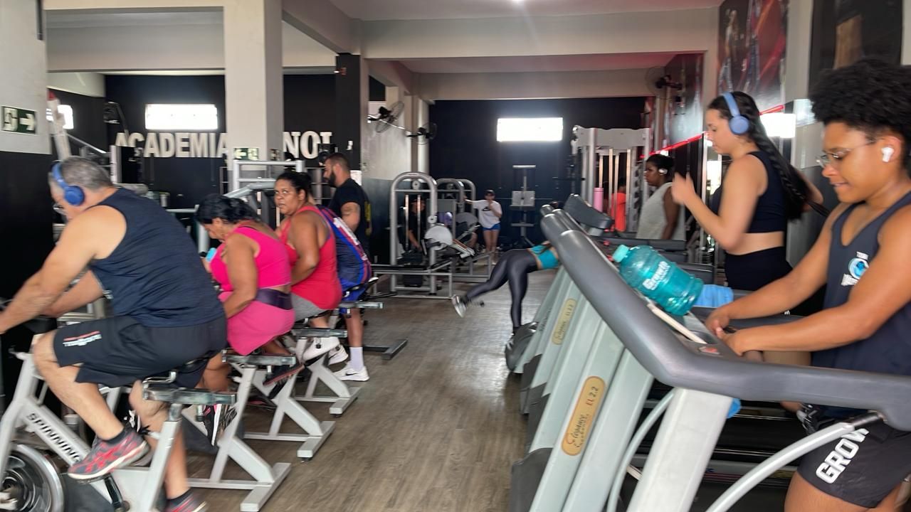 Imagem da estrutura da academia