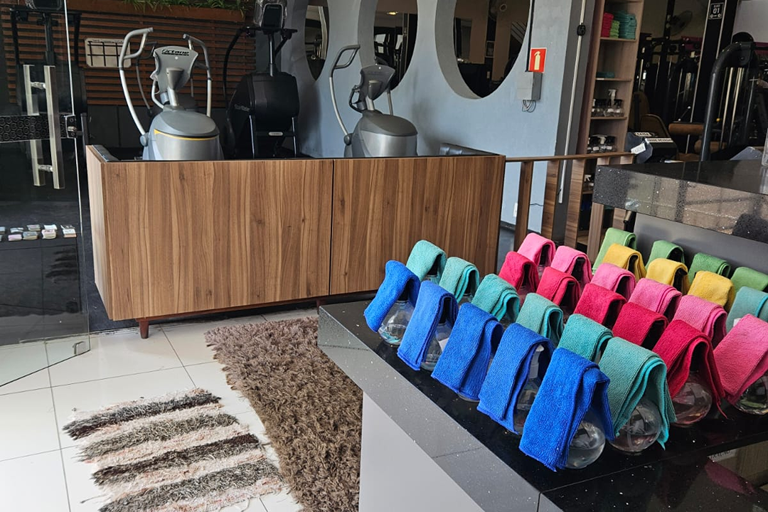 Imagem da estrutura da academia